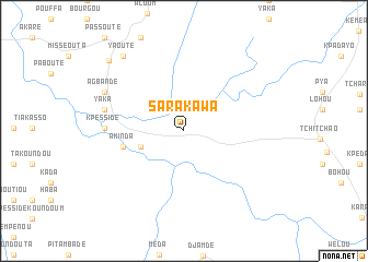 map of Sara-Kawa