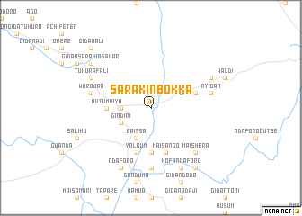 map of Sarakin Bokka