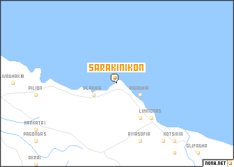 map of Sarakínikon
