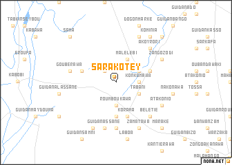 map of Sara Kotey