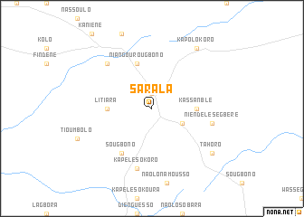 map of Sarala