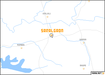 map of Saralgaon