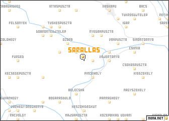 map of Sárállás