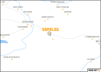 map of Saralog