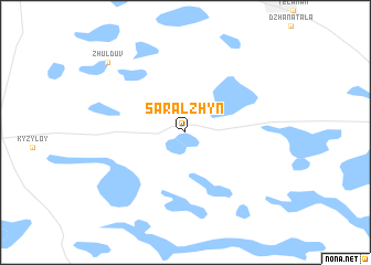 map of Saralzhyn