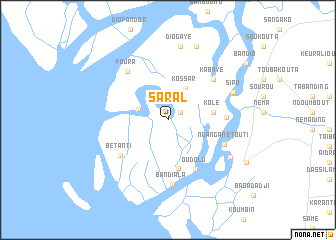 map of Saral