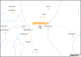 map of Saramadji