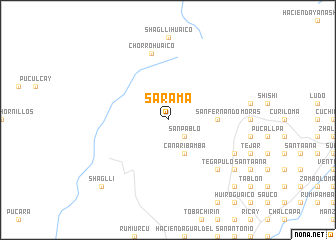 map of Sarama