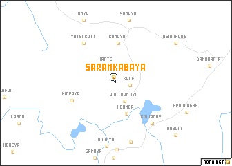 map of Saramkabaya