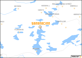 map of Saranac Inn