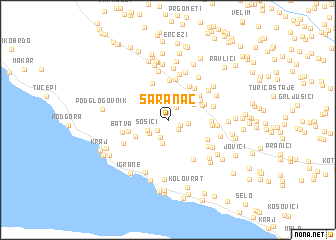 map of Saranač