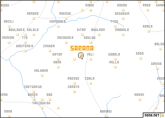 map of Sarana