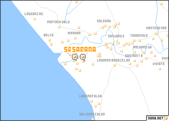 map of Sarana