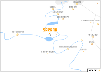 map of Sarana