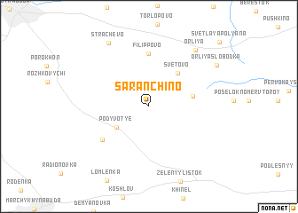 map of Saranchino