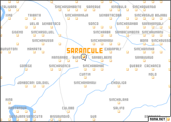 map of Saranculè