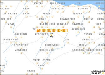map of Sarandápikhon