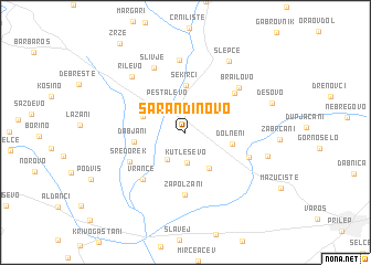 map of Sarandinovo