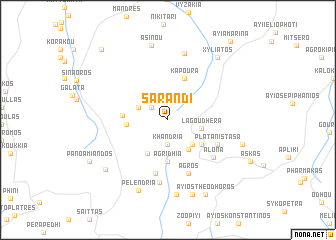 map of Sarandi