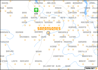 map of Sarandones