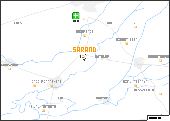 map of Sáránd