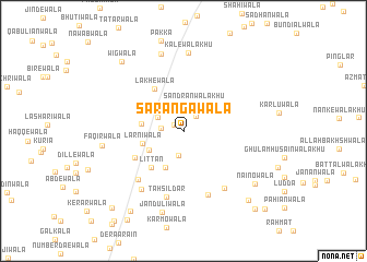 map of Sarangawāla