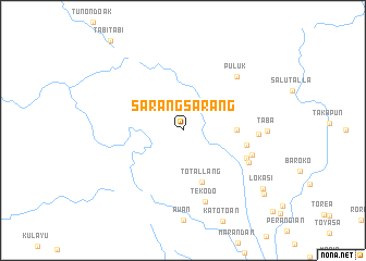 map of Sarangsarang