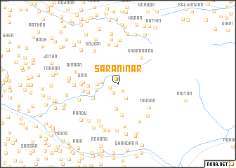 map of Sarāni Nār