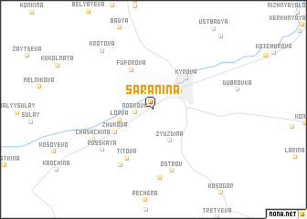 map of Saranina