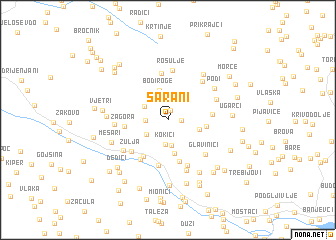 map of Šarani