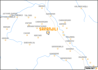 map of Saranjīlī
