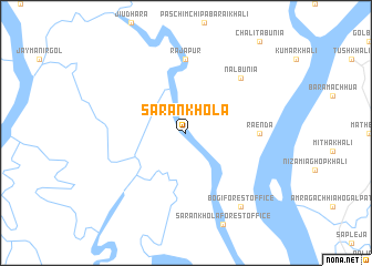 map of Sārankhola