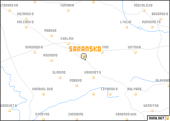 map of Saransko