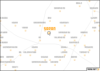 map of Saran