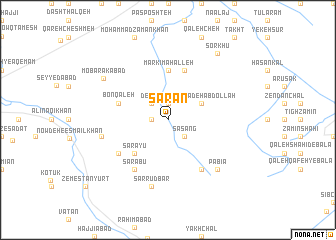 map of Sarān