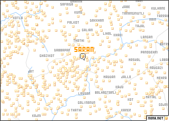 map of Sarān