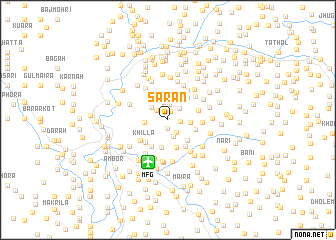 map of Sarān