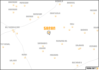 map of Sāran