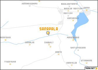 map of Sarapala