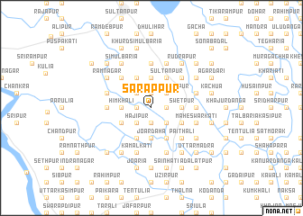 map of Sarāppur