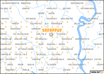 map of Sarāppur