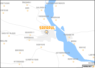 map of Sarapul