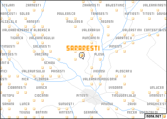 map of Sărăreşti