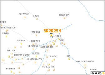 map of Sar ‘Arsh