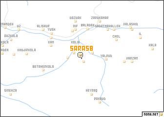 map of Sarāsb