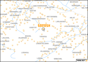 map of Sarāsh