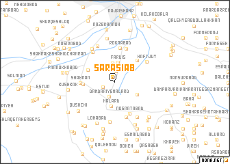 map of Sarāsīāb