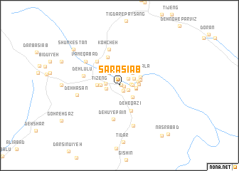 map of Sar Asīāb