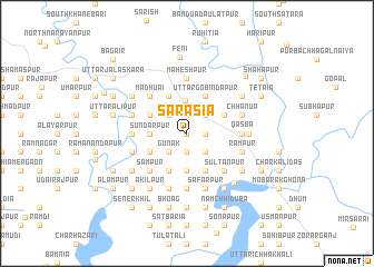 map of Sārāsia