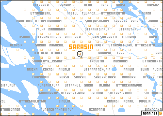 map of Sārāsin